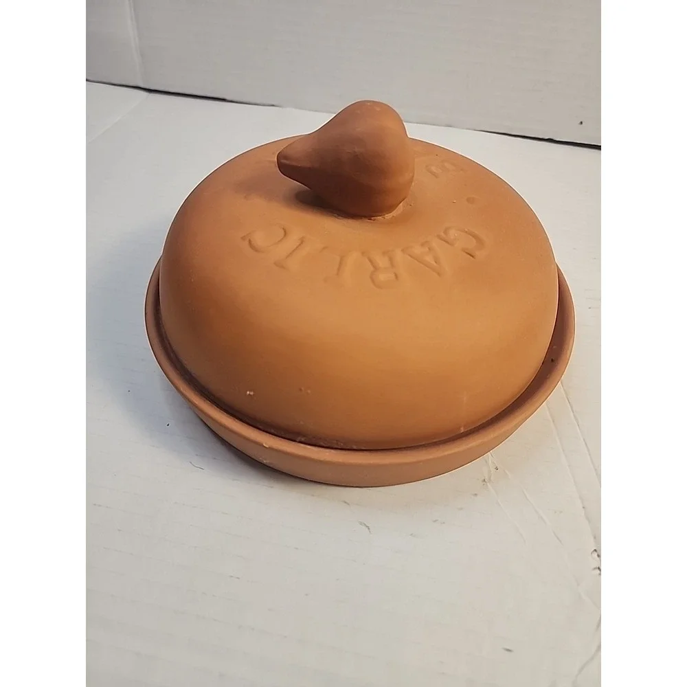 Terracotta Garlic Baker Kitchen Gadget‎ Garlic Keeper